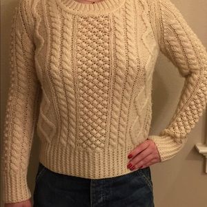 Alexa Chung for Madewell cable knit sweater